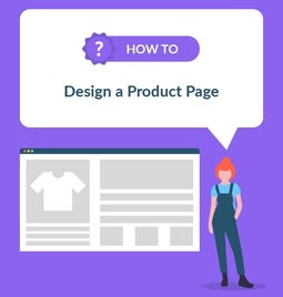 how to design a product page