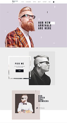 website template design