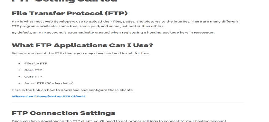 best uptime ftp hostgator support