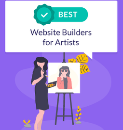 best website builders for artists featured image