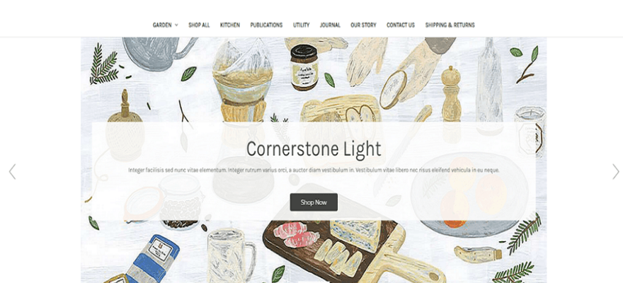 bigcommerce cornerstone theme