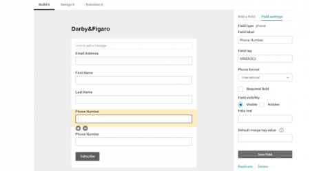 Edit Form Fields