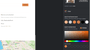 side menu for altering colours with GoDaddy