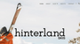 Hinterland Skis homepage built with GoDaddy