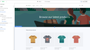 an illustrated online store template from shopify