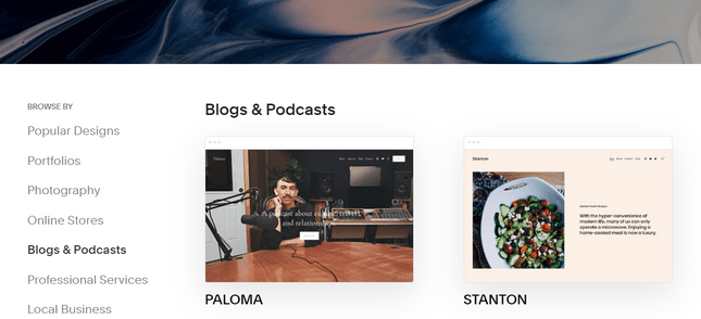 squarespace blog templates