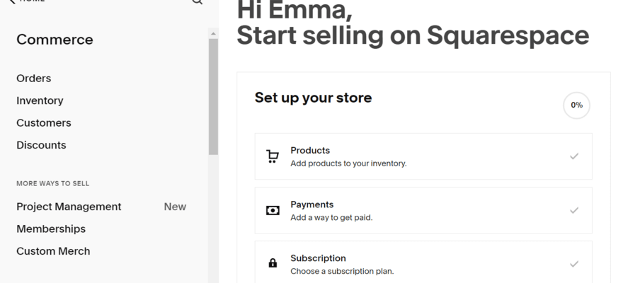 Ecommerce checklist when building with Squarespace