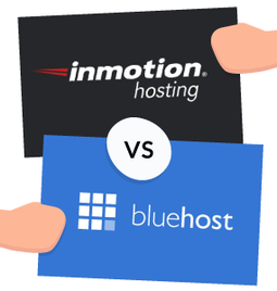 featured image bluehost vs inmotion hosting