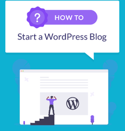 how to start a wordpress blog featured image