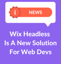 Featured image of Wix Healdess article
