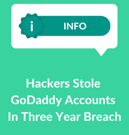 Headline image of news story on green abut hackers stealing godaddy accounts