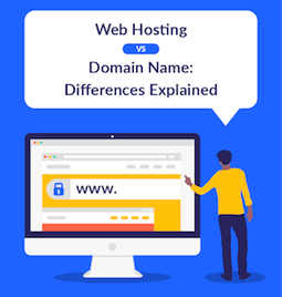 Web Hosting vs Domain Name Differences Explained featured image