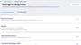 List of Wix blog SEO settings